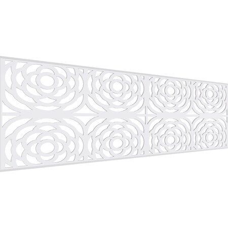 Ekena Millwork Set of Four Panels for 94 1/2"W x 28 1/4"H Edinburg Fretwork Wainscot Wall Paneling WPKP14X01X47EBP